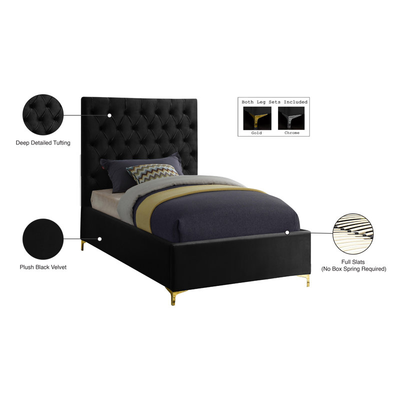 Mercer41 Dermott Upholstered Platform Bed & Reviews Wayfair